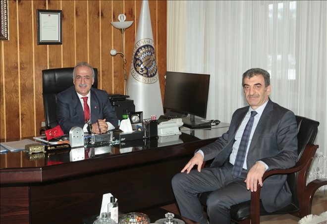 SGK Erzurum İl Müdürü Durmuş´tan Rektör Çomaklı´ya ziyaret