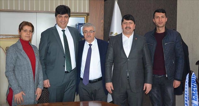AK Parti Pasinler Belediye Başkan Adayı Dölekli´den Başkan Sertoğlu´na ziyaret