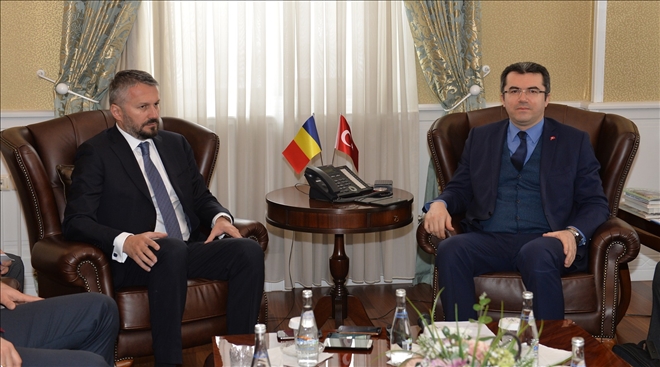 Romanya Büyükelçisi Gabriel Şopanda, Vali Memiş´i ziyaret etti