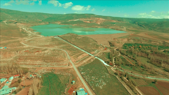  Demirdöven barajı tarım arazilerine can damarı oldu