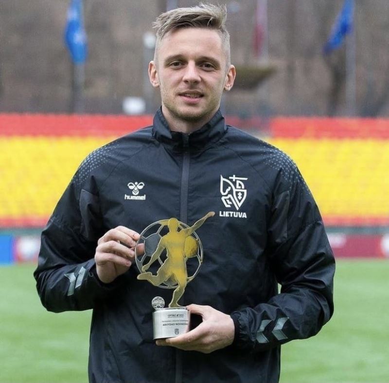 BB Erzurumsporlu Novikovas, Litvanya’da yılın futbolcusu seçildi
