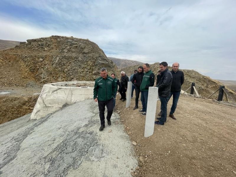 Bölge Müdürü Yavuz; Karagöbek ve Köşk barajlarında incelemelerde bulundu
