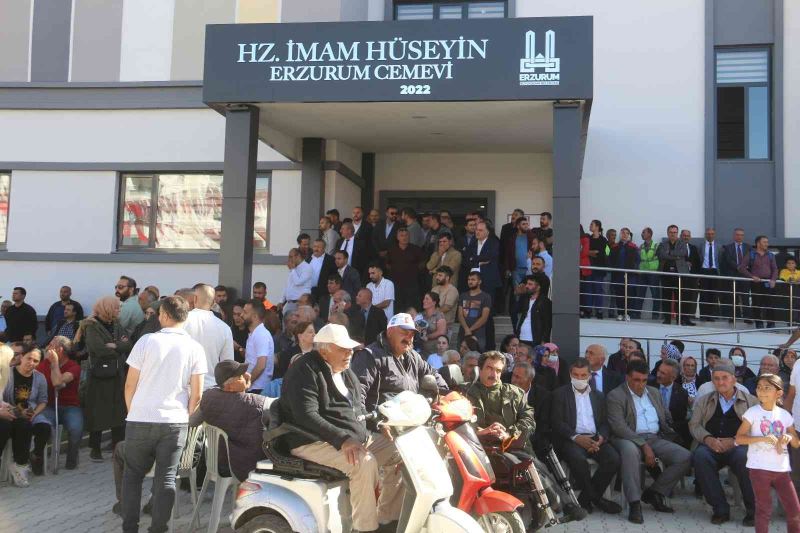 Cumhurbaşkanı Erdoğan, Hz. İmam Hüseyin Erzurum Cemevi’nin açılışını telekonferans ile yaptı
