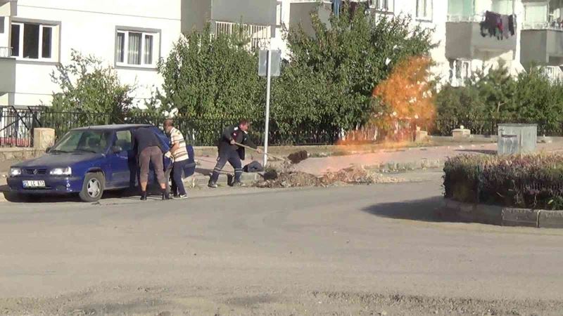Erzurum’da doğalgaz patlaması korkuttu