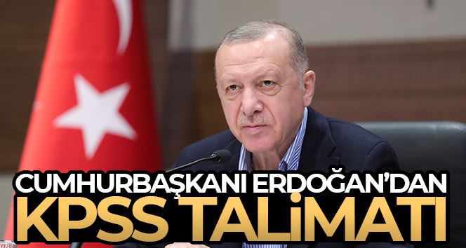 Cumhurbaşkanı Erdoğan, KPSS oturumundaki iddialar için DDK