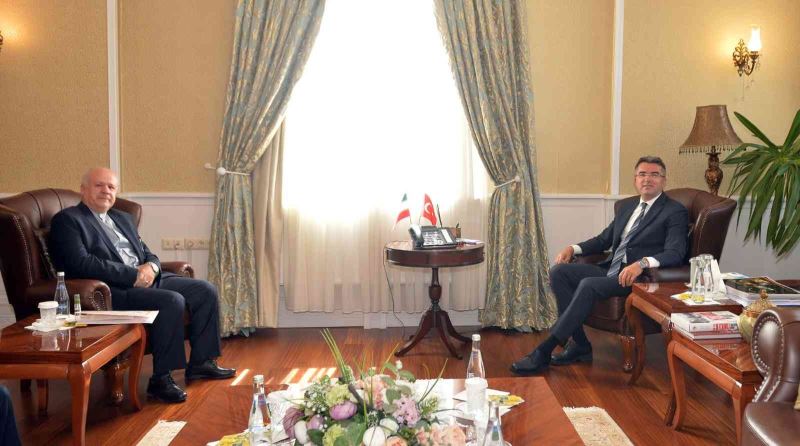 Başkonsolos Ebrahimi, Erzurum Valisi Memiş’i ziyaret etti