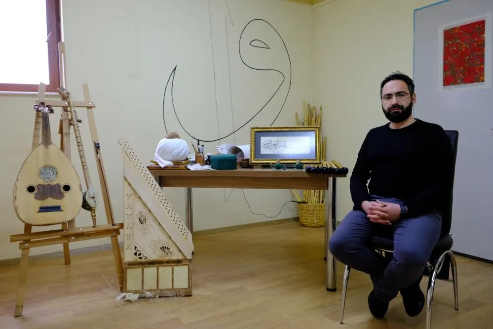 Mini atölyede Türk İslam sanatları yaşatılıyor