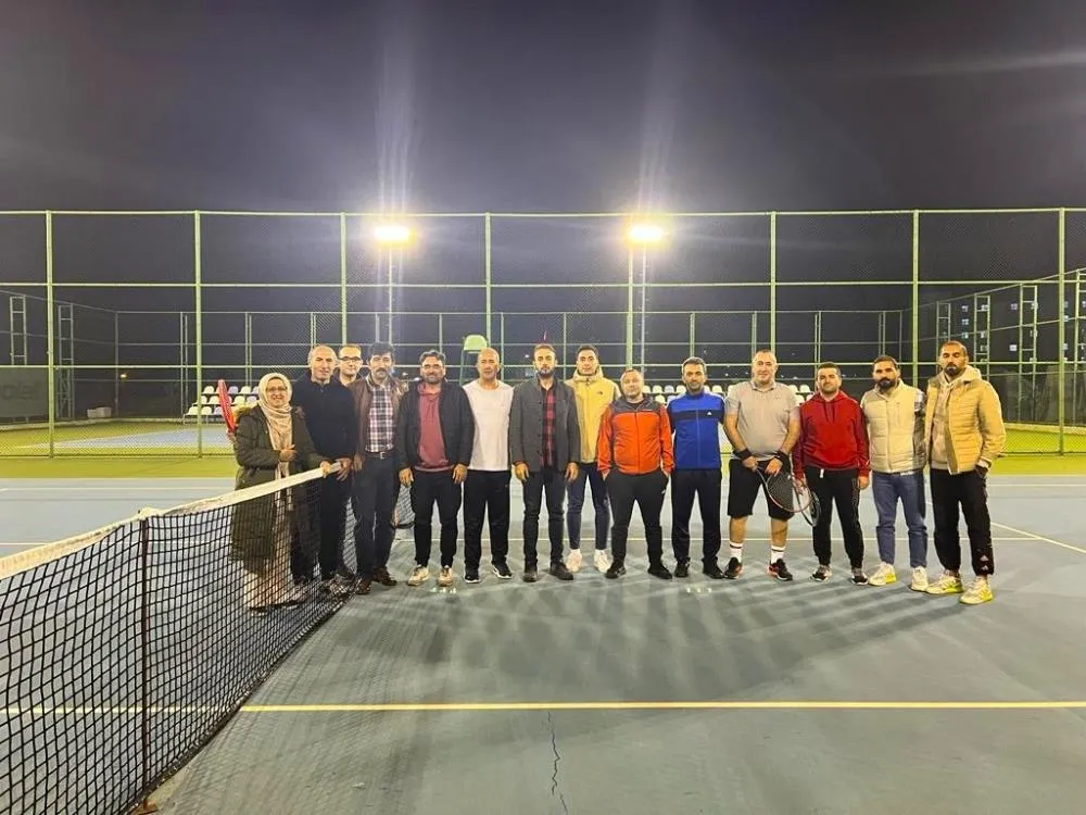 EBYÜ Erkekler Kort Tenis Turnuvası sona erdi