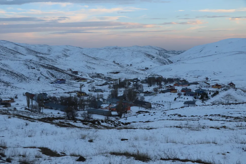Erzincan’da kar yağışı etkili oldu