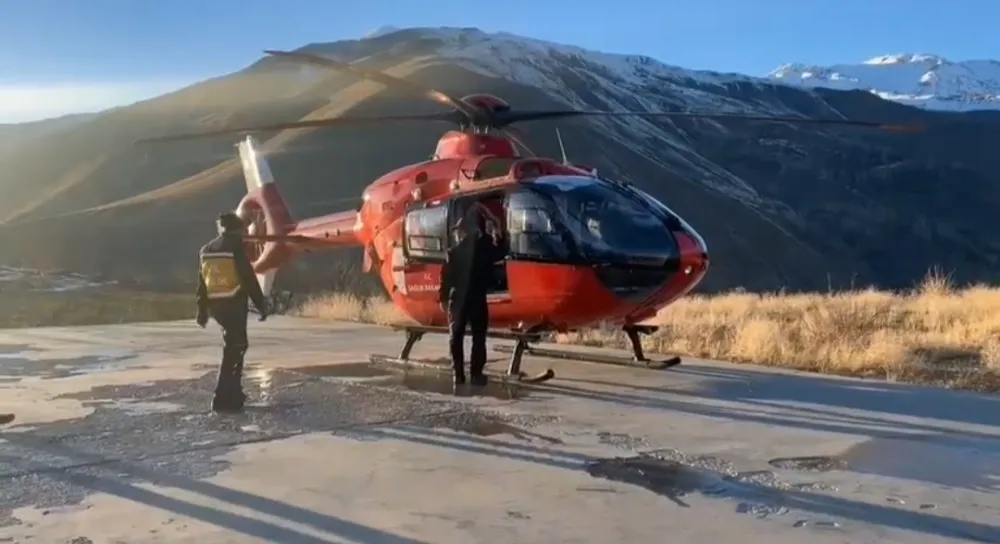 Helikopter ambulans bebek için havalandı