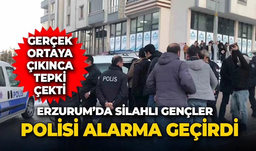 Erzurum polisini alarma geçiren olay