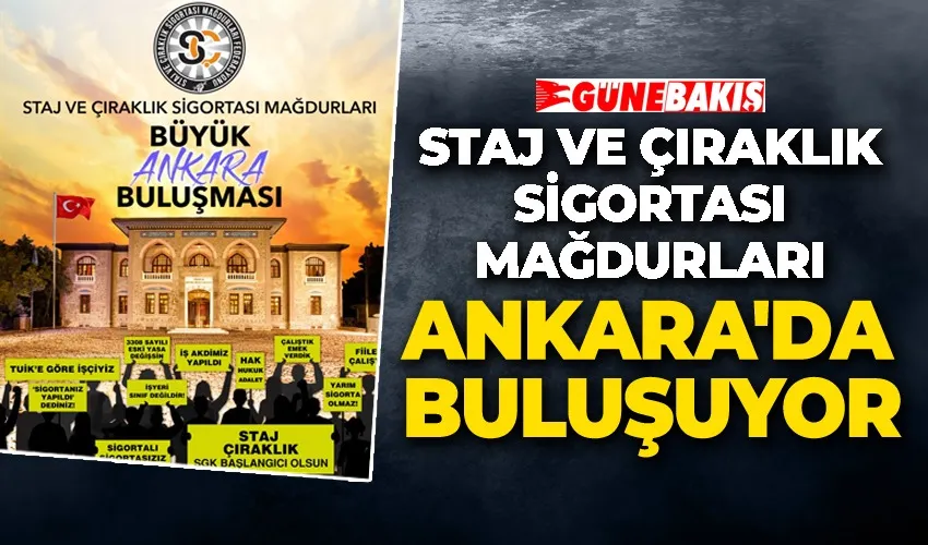 Staj ve Çıraklık Sigortası mağdurları Ankara’da buluşuyor!