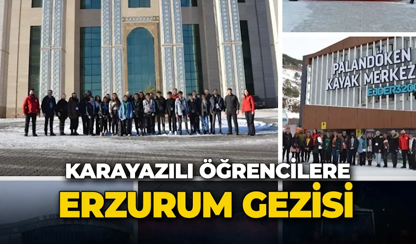 Karayazılı öğrencilere Erzurum gezisi programı