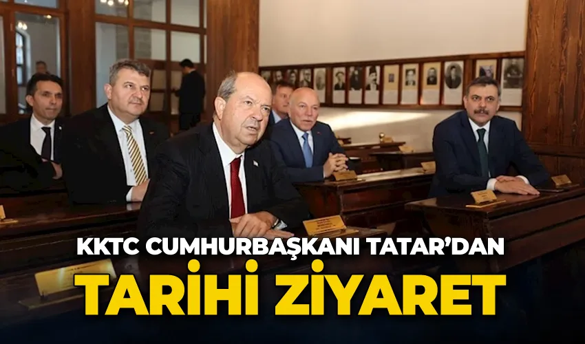 KKTC Cumhurbaşkanı Tatar Erzurum’da tarihi yerleri gezdi