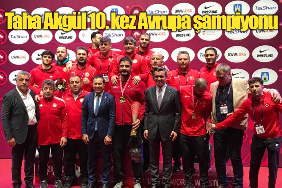 Taha Akgül 10. kez Avrupa şampiyonu