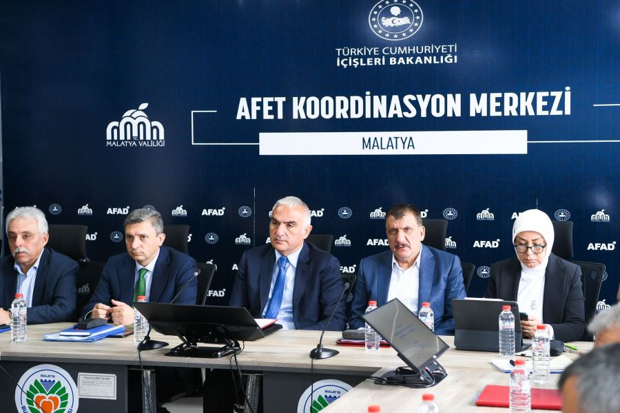 Bakan Ersoy, Malatya’da koordinasyon toplantısına katıldı.