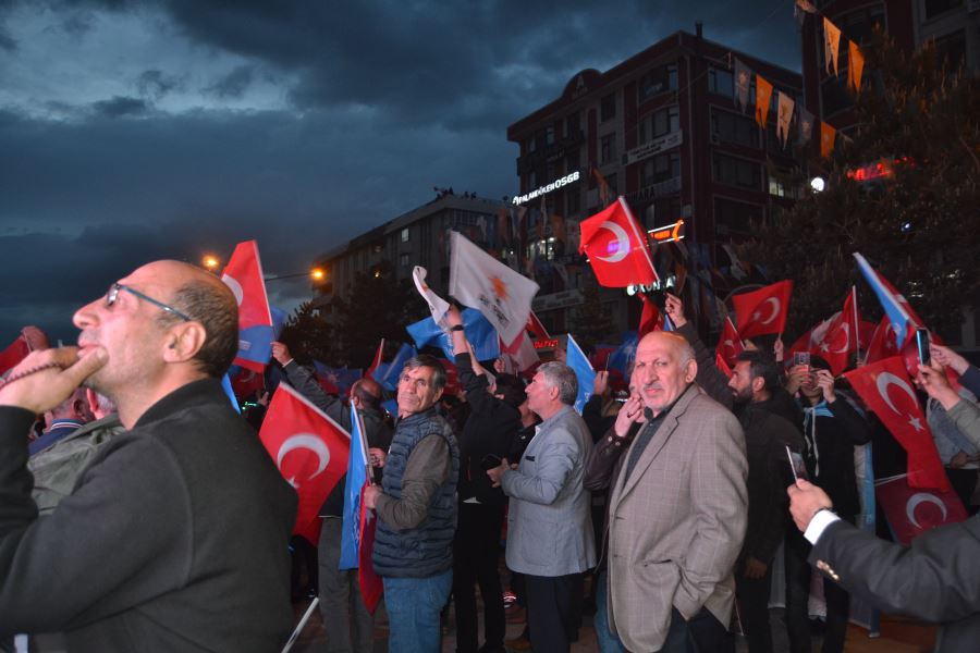 Erzurum’da Erdoğan  sevinci