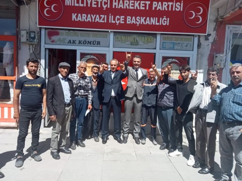 MHP Karayazı ilçe kongresi yapıldı