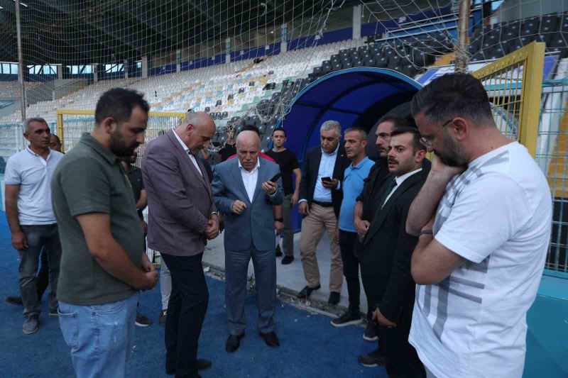 Stad yenileme çalışmalarına Başkan Sekmen el attı