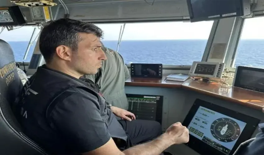 Bayraktar, ABD uçak gemisinde tatbikatı izledi