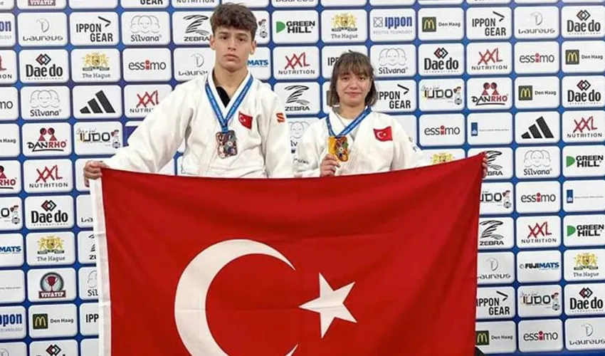 Judoda milli sporcular iki madalya kazandı