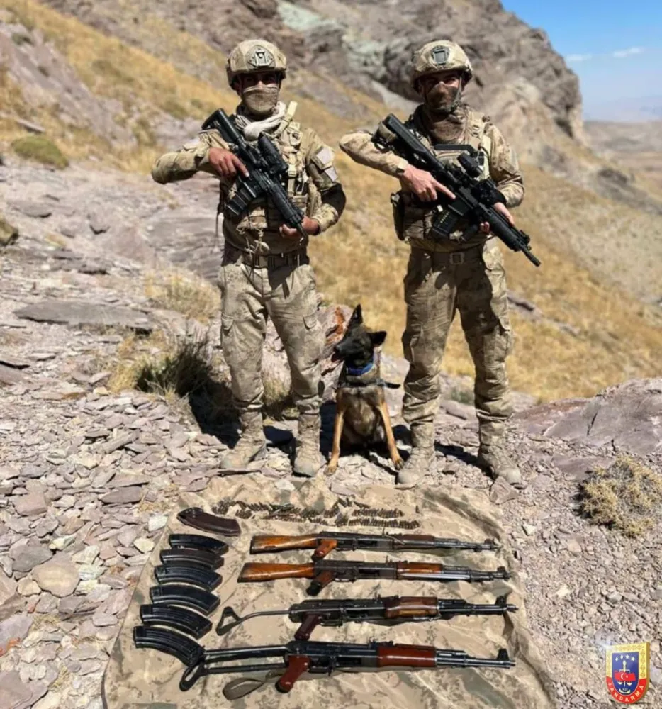 PKK’ya ait silah ve mühimmat ele geçirildi