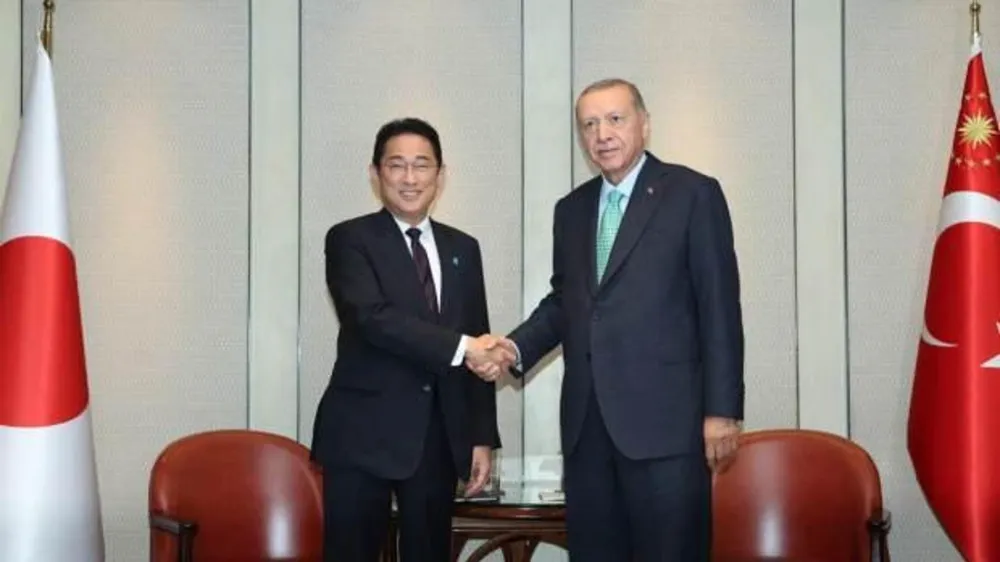 Başkan Erdoğan, Japonya Başbakanı Kişida Fumio