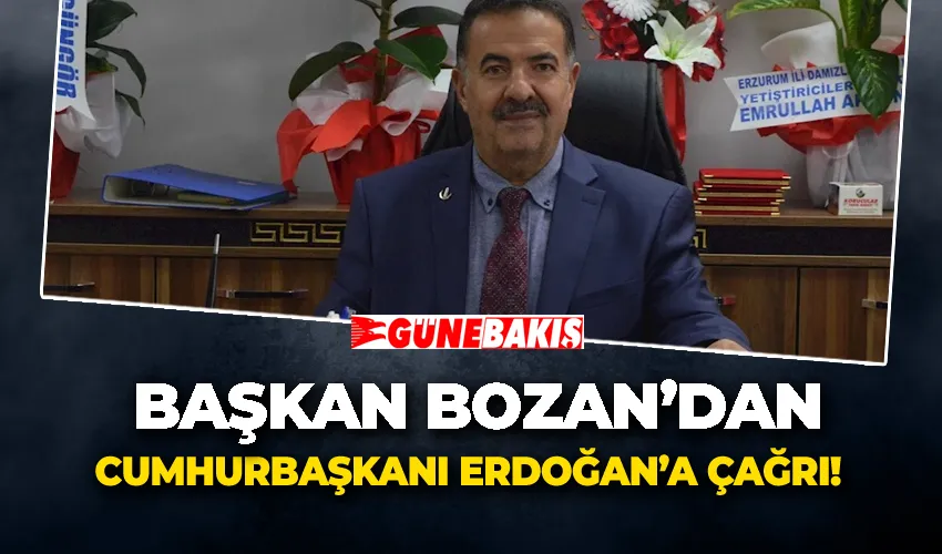 Başkan Bozan’dan Cumhurbaşkanı Erdoğan’a çağrı!