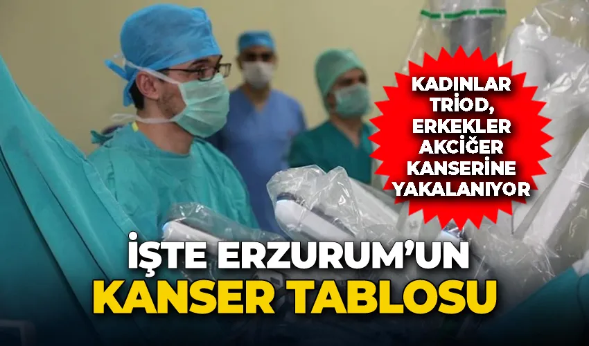Erzurum’da kadınlar triod, erkekler akciğer kanserine yakalanıyor
