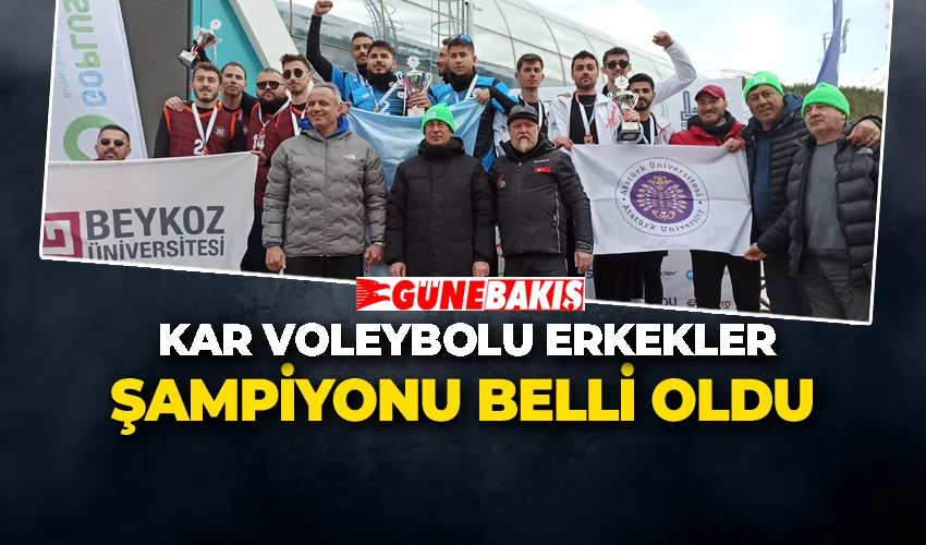 Kar Voleybolu Erkekler Türkiye Şampiyonu Belli Oldu