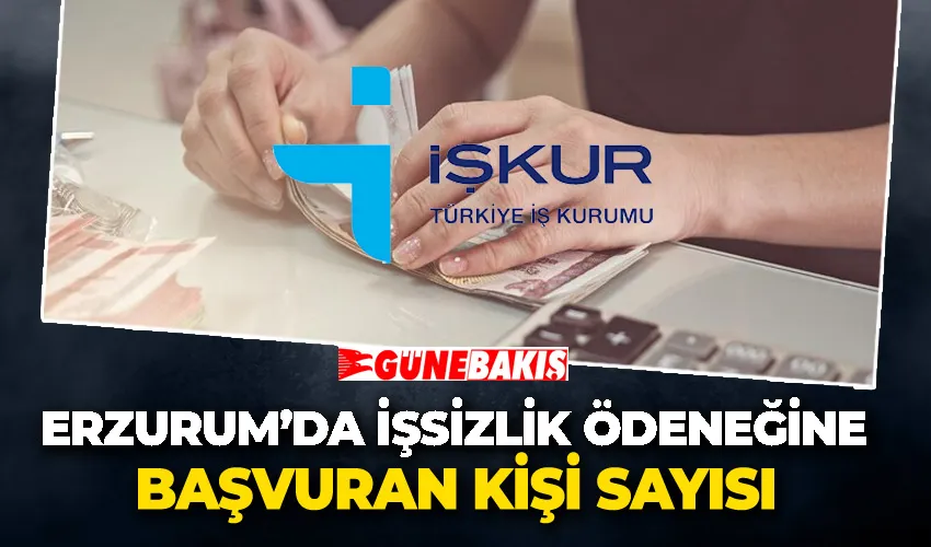 Erzurum’da İşsizlik ödeneğine başvuran kişi sayısı 