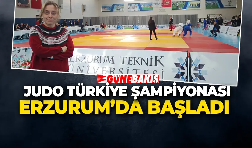Judo Türkiye Şampiyonası Erzurum’da Başladı
