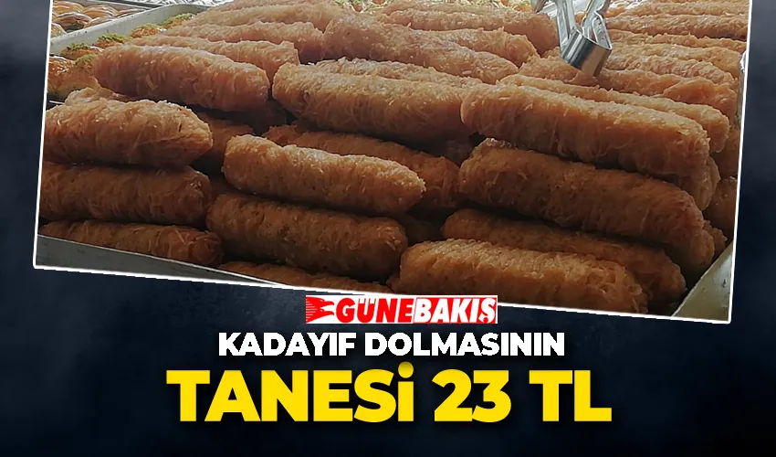 KADAYIF DOLMASININ TANESİ 23 TL