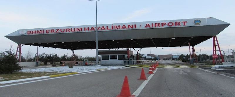Erzurum Havalimanı’nda 106 bin 546 yolcuya hizmet verildi