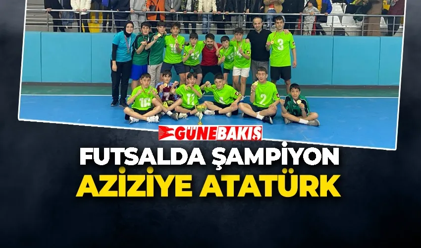 Futsalda Şampiyon Aziziye Atatürk