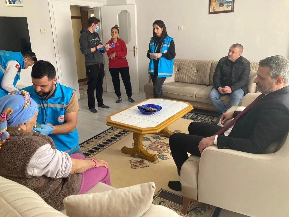 Tunceli’de yaşlı vatandaşlar ziyaret edildi