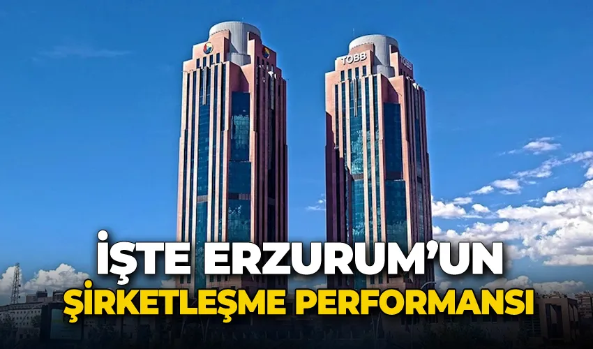 Erzurum’un şirketleşme performansı