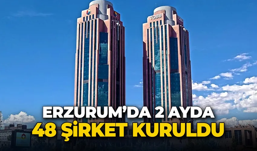 Erzurum’da 2 ayda 48 şirket kuruldu