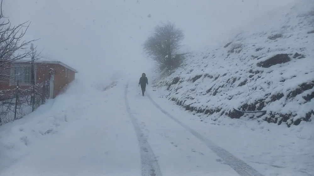 Tunceli’de kar yağışı etkili olmaya başladı