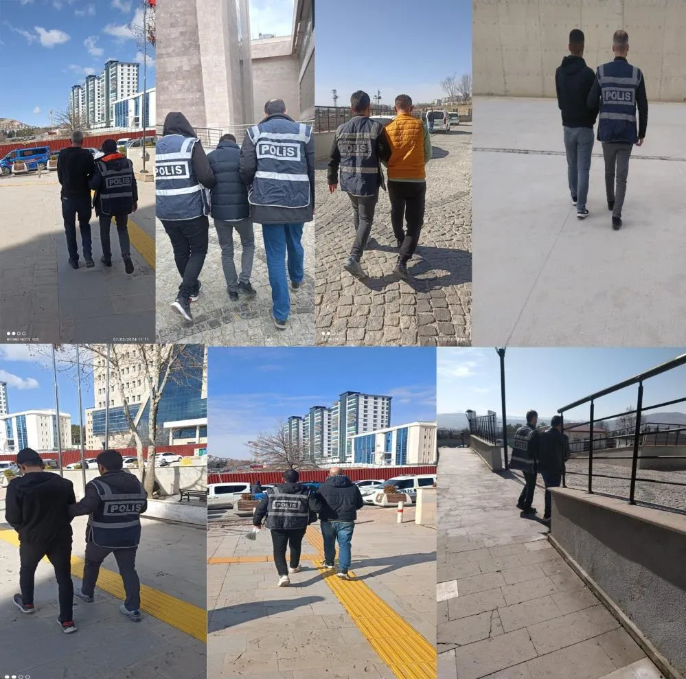 Elazığ’da hapis cezası bulunan 19 kişi yakalandı