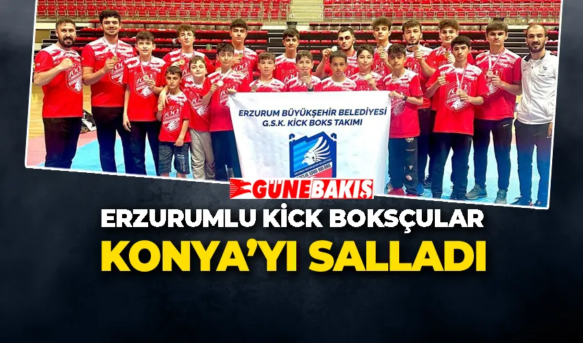Erzurumlu Kick Boksçular Konya’yı Salladı