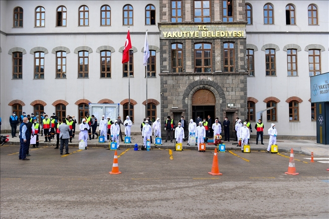 Yakutiye´nin dezenfekte ordusu