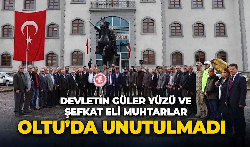 Oltu’da Muhtarlar günü kutlandı