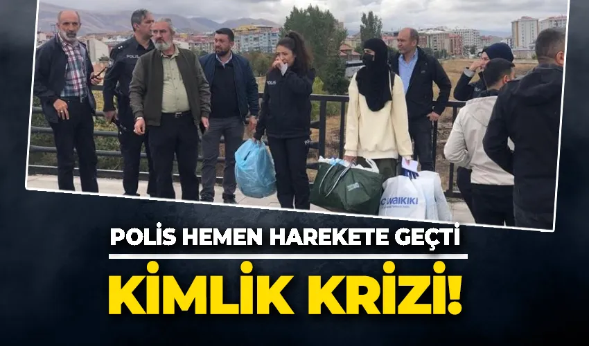 Şüpheli kimlik Erzurum polisini alarma geçirdi