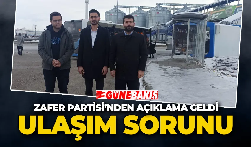 Zafer Partisi’nden Ulaşım Sorunu Açıklaması