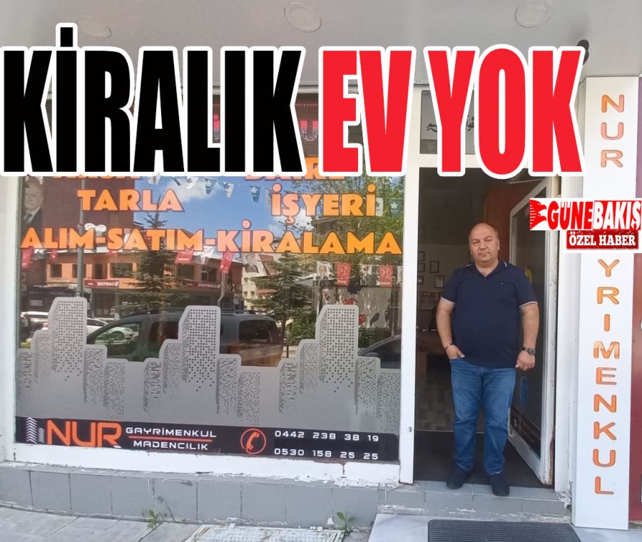 KİRALIK EV YOK 