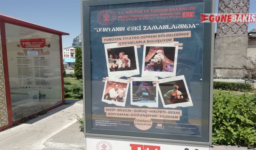 Deprem bölgesindeki 7 bin çocuğa oyun sahnelendi