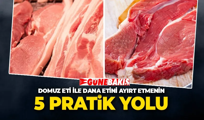 Domuz Eti ile Dana Etini Ayırt Etmenin 5 Pratik Yolu