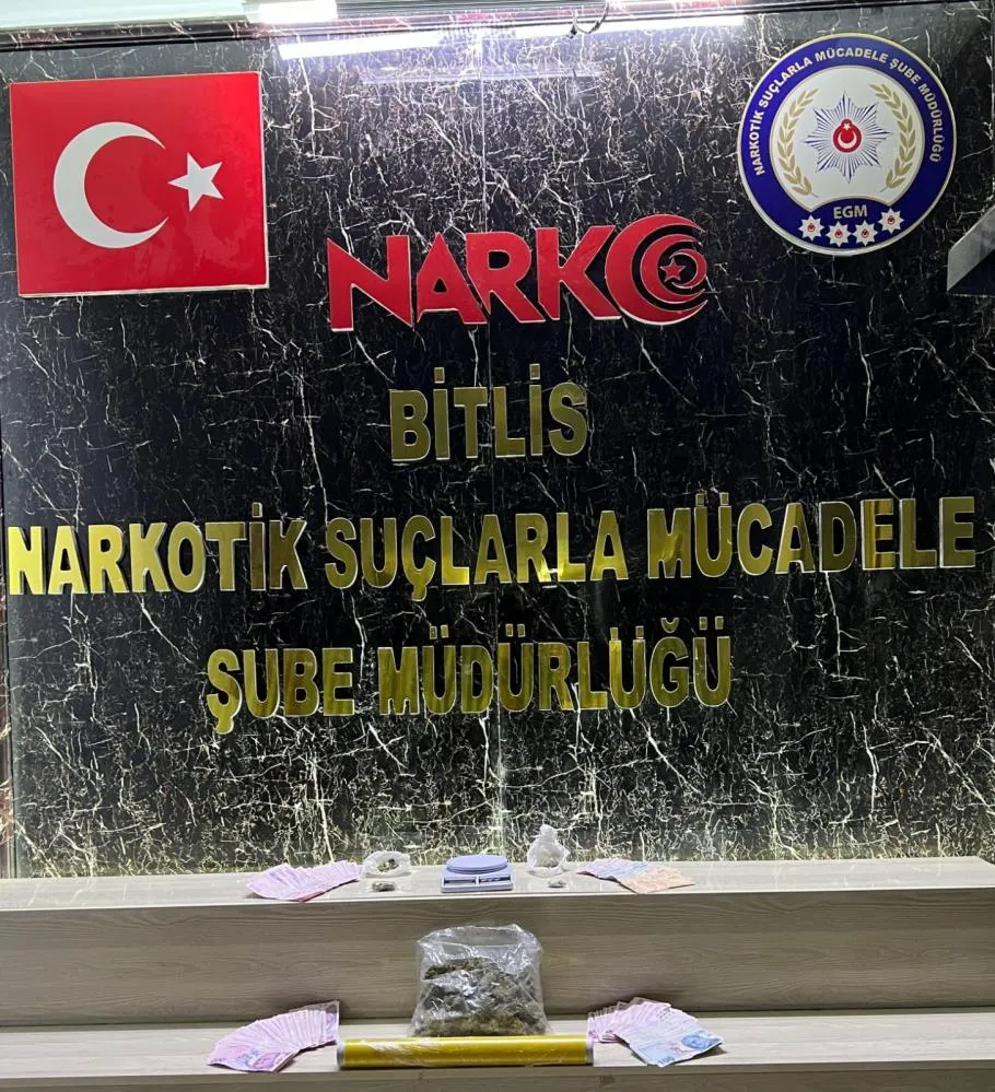 Bitlis’te uyuşturucu operasyonu