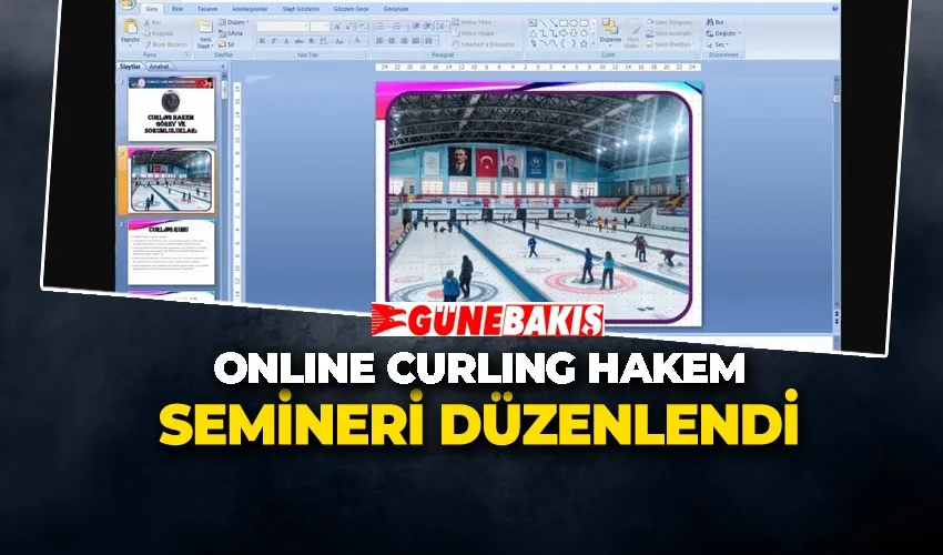 Online Curling Hakem Semineri Düzenlendi